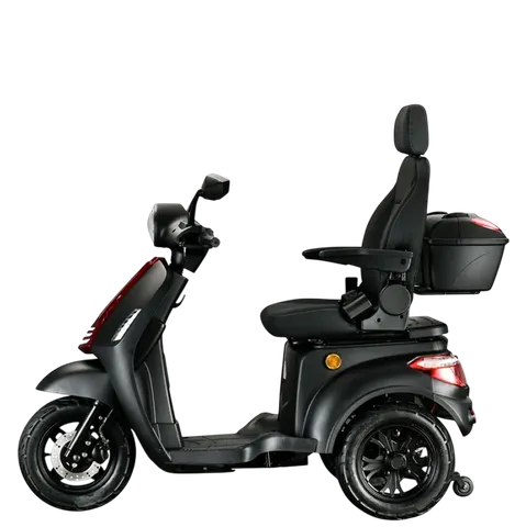 For Motion Fast One T.0, a red three-wheel mobility scooter